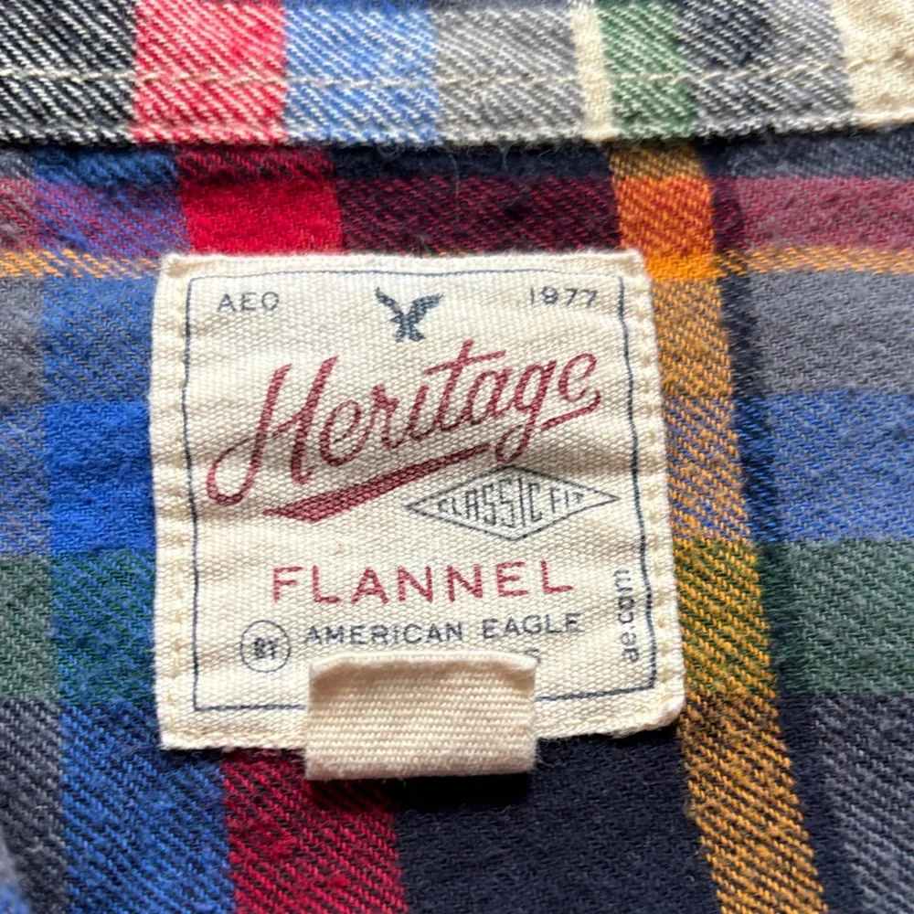 American Eagle 🦅 Plaid Men's Shirt - Picture 3 of 7